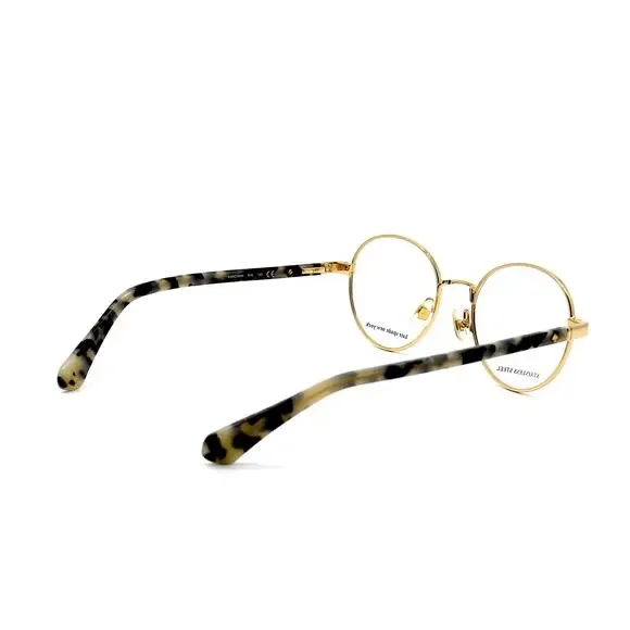 NEW KATE SPADE MARCIANN RHL GOLD/BROWN AUTHENTIC EYEGLASSES FRAME - Picture 8 of 10